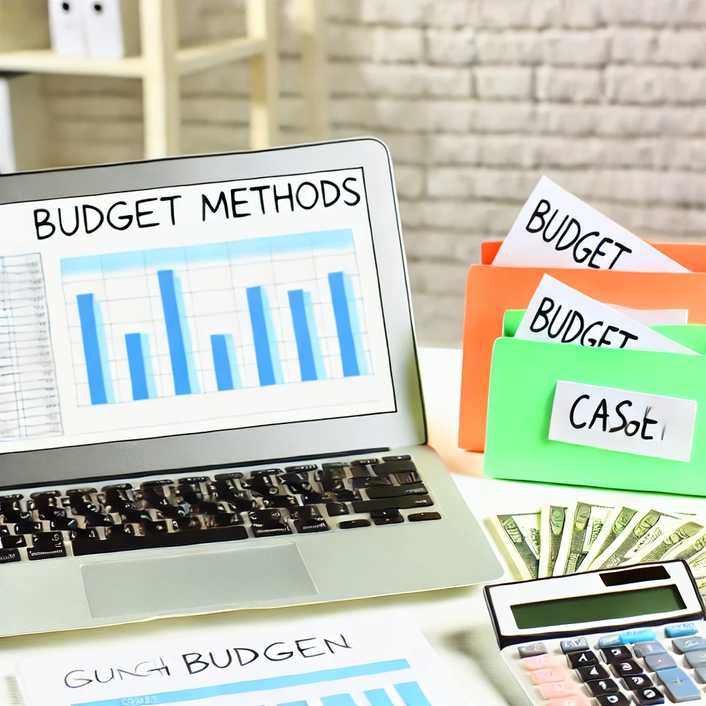 Mastering Your Money: A Deep Dive into Popular Budgeting Methods 5 DALL·E 2024 09 09 00.08.38 A visually appealing featured image for an article about popular budgeting methods showing an organized desk with a laptop displaying a budget spread Mastering Your Money: A Deep Dive into Popular Budgeting Methods