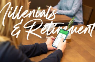 Future Forward: Millennials and the New Retirement Era 18 a person holding a phone
